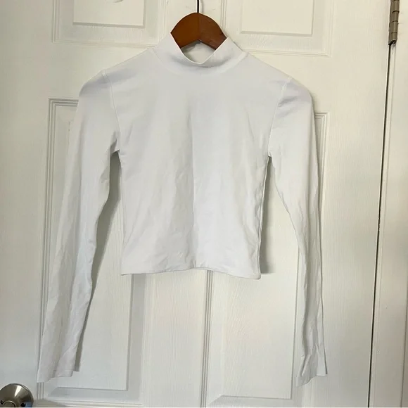 Aritzia Long Sleeve Mock Neck Top - Picture 1 of 2